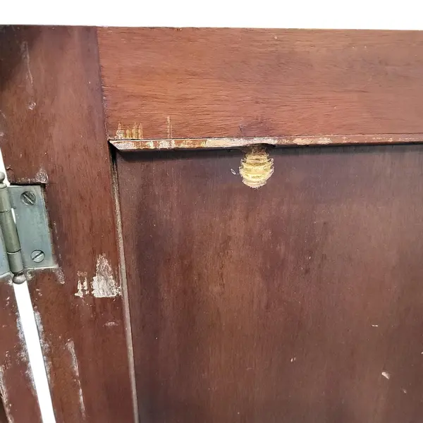 Vintage Wooden Vanity Armoire Chest Mirror Jewelry Drawers Storage -Local Pickup