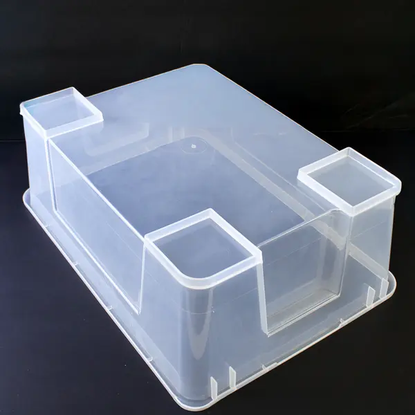 Lot of 2 IKEA Samla Box Clear 11" x 7 ½" x 5 ½" 1 Gallon 701.029.72