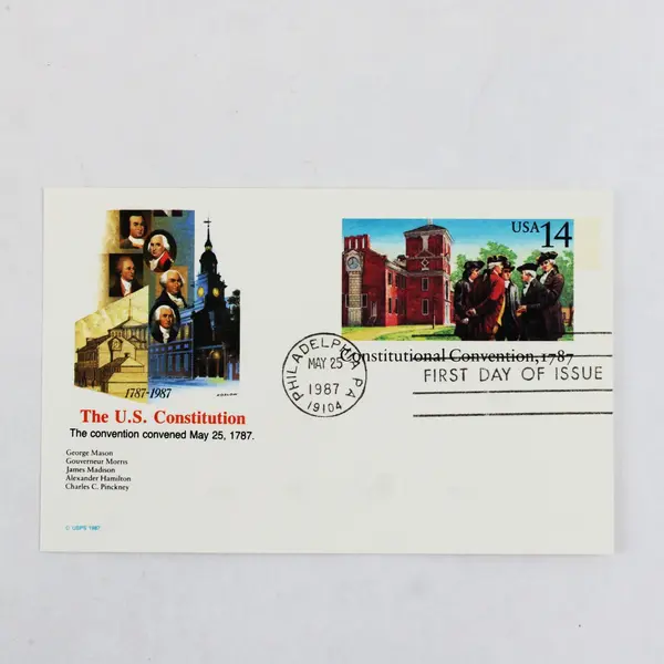 Lot of 15 American History FDC Postal Cards 1982-1991