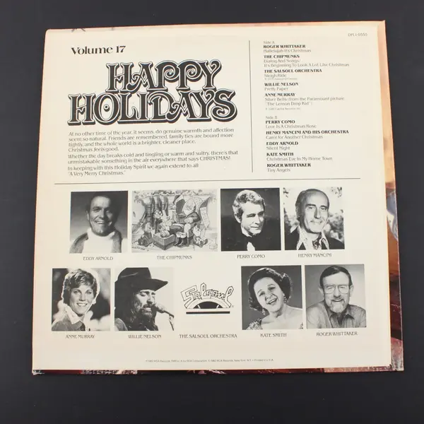 Happy Holidays Volume 17 12" Vinyl Record True Value RCA