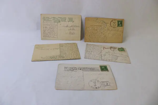 Lot of 5 Vintage 1910s Greeting Card Postcards Mills Nebraska