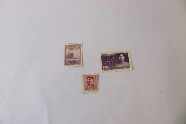 Lot of 8 China Stamps 1940s-1950s Mint Lightly Hinged 