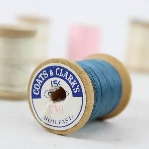 Lot of 10 Sewing Thread Spools Assorted Colors