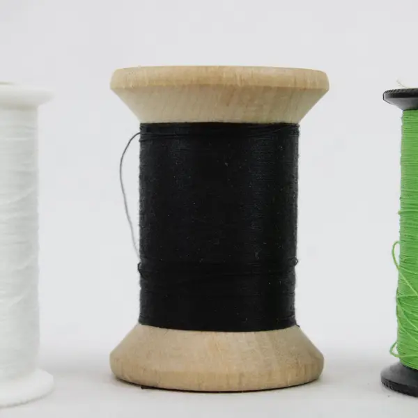 Lot of 9 Sewing Thread Spools Mixed Brand/Colors Green Black White Blue Purple