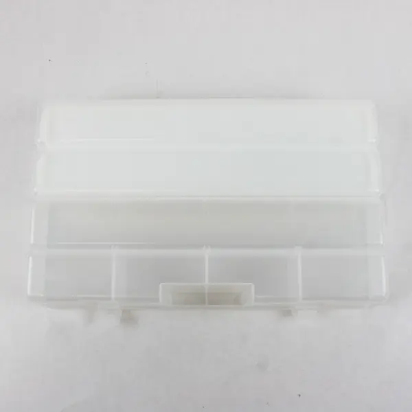 Clear Plastic Thread Storage Box Holds 31 Spools Sewing Organizer