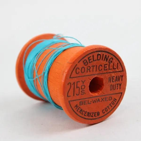 Lot of Wooden Sewing Spools w/ Thread Remnants 1/2 lb