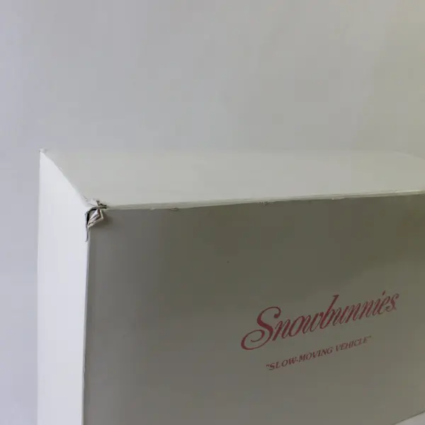 Dept 56 Snowbunnies Slow Moving Vehicle Bisque Figurine NIB 26280