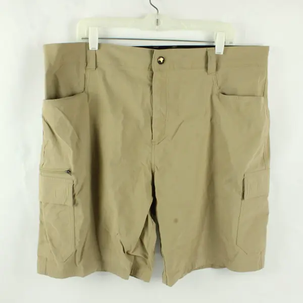 Orvis Hiking Cargo Shorts Men Size 40 Khaki Outdoor Shorts