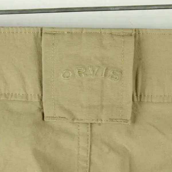 Orvis Hiking Cargo Shorts Men Size 40 Khaki Outdoor Shorts