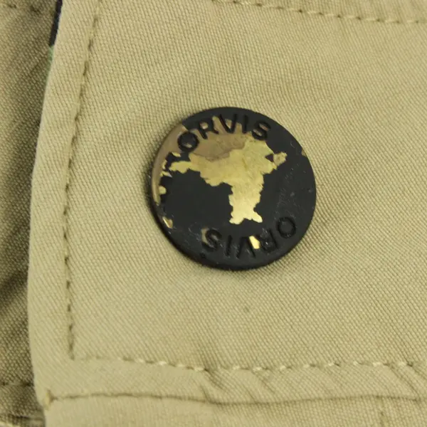 Orvis Hiking Cargo Shorts Men Size 40 Khaki Outdoor Shorts