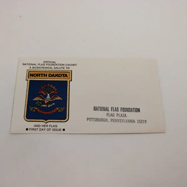 National Flag Foundation Bicentennial North Dakota First Day Issue Cachet