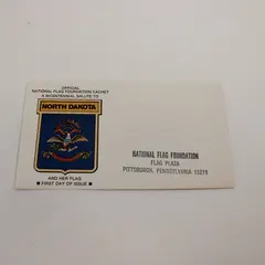 National Flag Foundation Bicentennial North Dakota First Day Issue Cachet