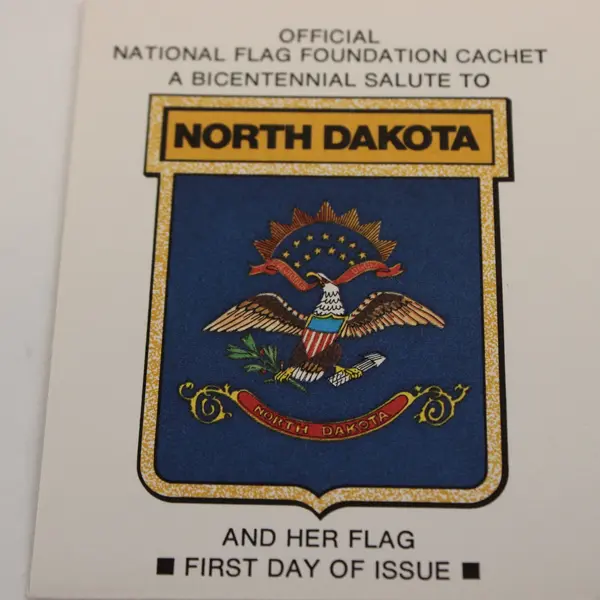 National Flag Foundation Bicentennial North Dakota First Day Issue Cachet