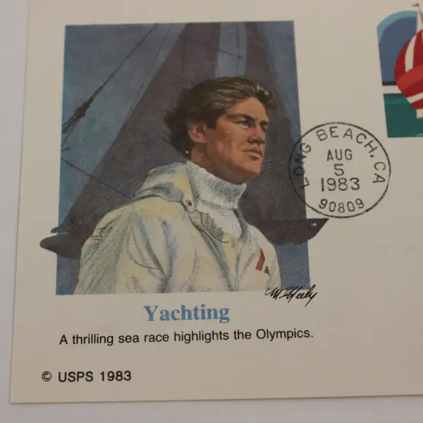 Lot Of 2 Olympics Stamp First Day Covers 1980 1983 Fleetwood Cachet