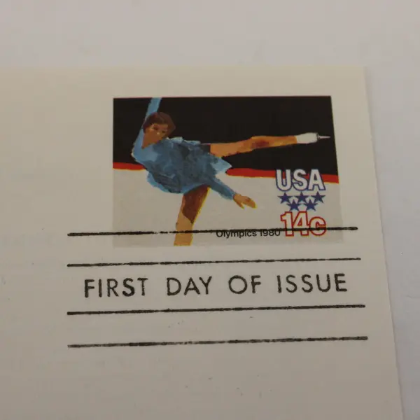 Lot Of 2 Olympics Stamp First Day Covers 1980 1983 Fleetwood Cachet