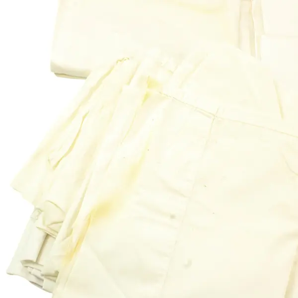 Lot of 18 White Queen Sized Pillowcases DIY Fabric Upcycling FLAWED