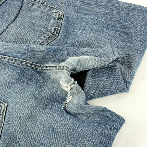 Lot of 4 Damaged Denim Jeans - For Crafts/Repurposing