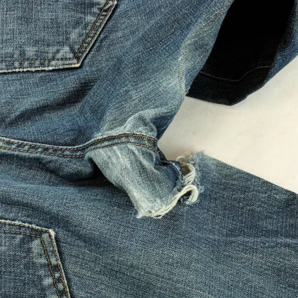 Lot of 4 Damaged Denim Jeans - For Crafts/Repurposing
