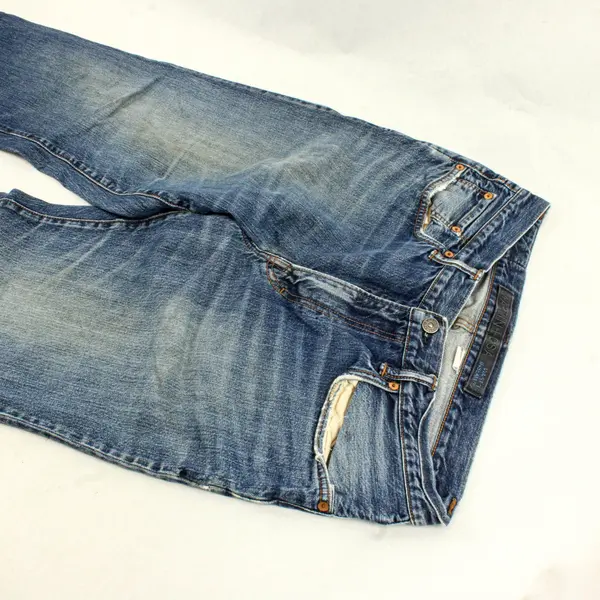 Lot of 4 Damaged Denim Jeans - For Crafts/Repurposing