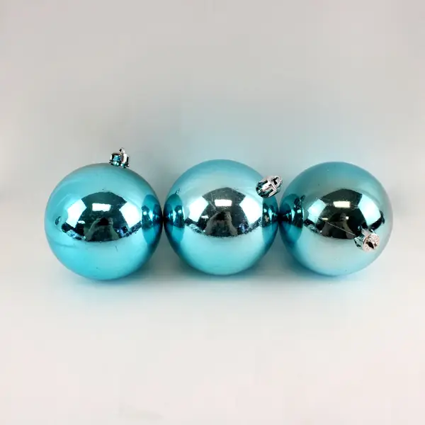 Lot of 16 Plastic Christmas Ornaments Silver Blue Purple