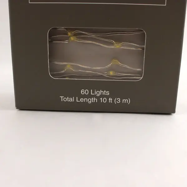 Pier 1 Imports Glimmer Strings Pure White LED 60 Lights 10 ft