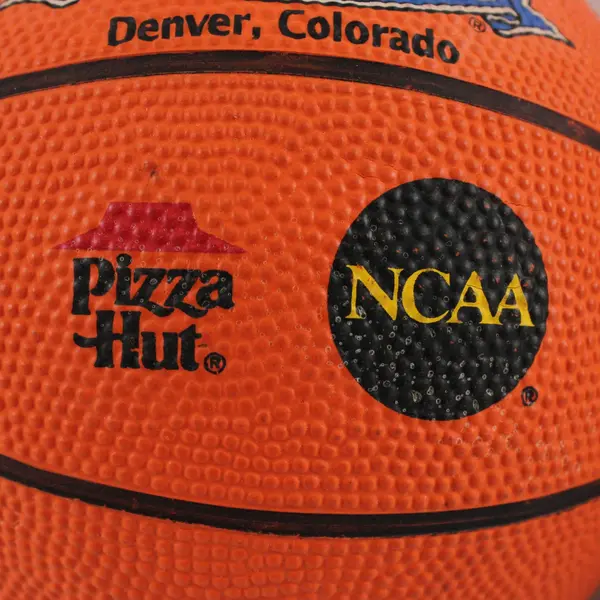 Lot of 2 Vintage 1990 Rawlings NCAA Final Four Pizza Hut Denver Mini Basketballs