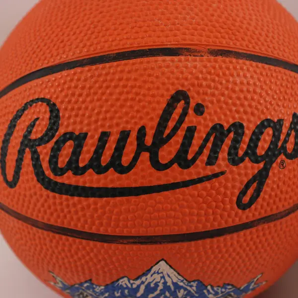 Lot of 2 Vintage 1990 Rawlings NCAA Final Four Pizza Hut Denver Mini Basketballs