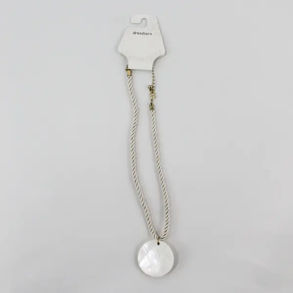 Dressbarn Nautical Gold-Tone Starfish Pendant Faux Pearls Necklace 20"