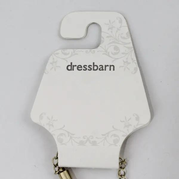 Dressbarn Nautical Gold-Tone Starfish Pendant Faux Pearls Necklace 20"