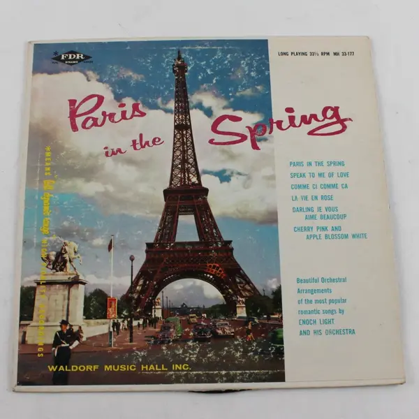 Enoch Light And His Orchestra Paris in the Spring 10" Vinyl Waldorf Music Hall