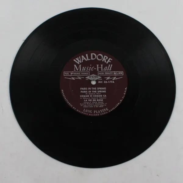Enoch Light And His Orchestra Paris in the Spring 10" Vinyl Waldorf Music Hall