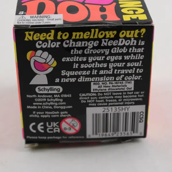 Schylling NeeDoh Pink/Purple Color Change Fidget Toy - USED