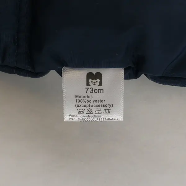 Mother Baby Bear Hooded Footed Snowsuit 6/9 Months Blue