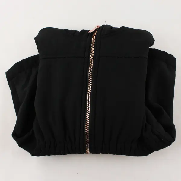 Kensie Girl Black Zip Up Hooded Faux Fur Lined Winter Coat Girls 5/6