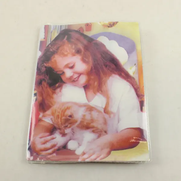 Lot of 2 Photo Album 36 Photos Size 4x6 Girl Holding Cat It's A Boy Frame Blue