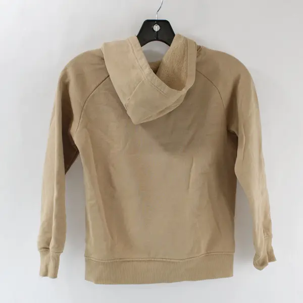 Nike 3Brand Youth Hoodie Tan Fleece Pullover Swoosh Logo Size S 8-10Y