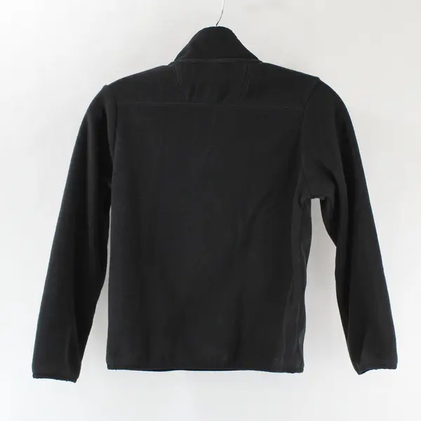 Athletic Works Black Boys M(8) Fleece Quarter Zip Pullover Kangaroo Pocket