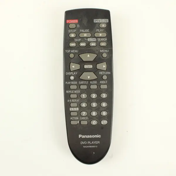 Panasonic N2QAHB000012 DVD Player Remote Control for DVDRP56 DVDRV26 DVDRV31