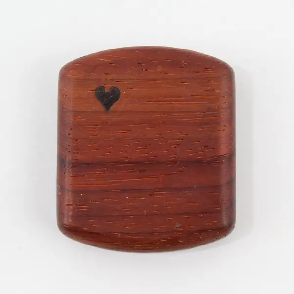 Engraved Sun Secret Wood Box Heart Back 2in Small Decorative Keepsake