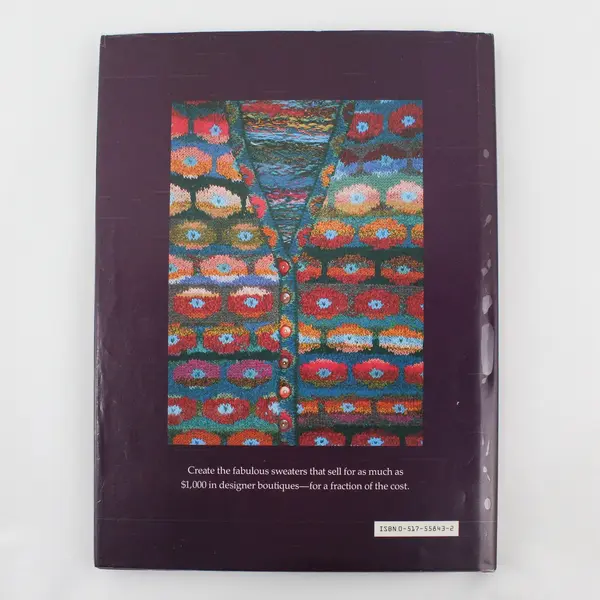 Vintage Glorious Knits by Kaffe Fassett First Edition 1985 HC DJ 35 Designs Good
