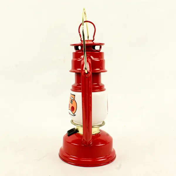 Vintage Authentic Dietz Santa Battery Lighted Lantern Christmas