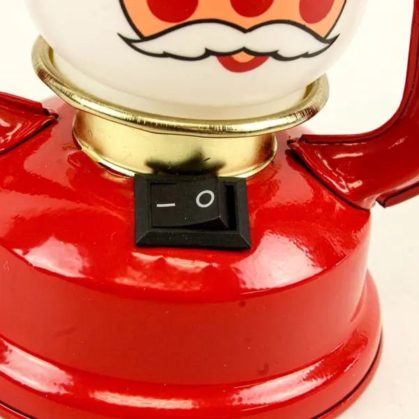 Vintage Authentic Dietz Santa Battery Lighted Lantern Christmas