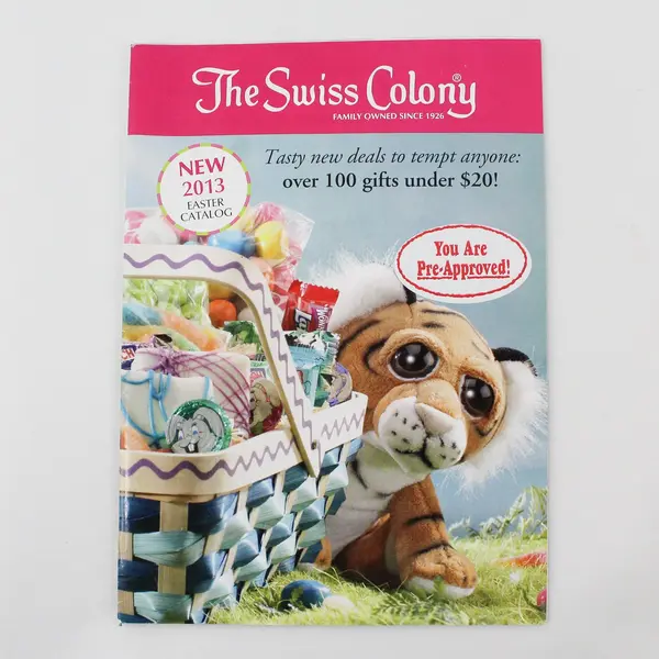 Lot of 2 The Swiss Colony Catalogs Spring & Easter 2013 Good