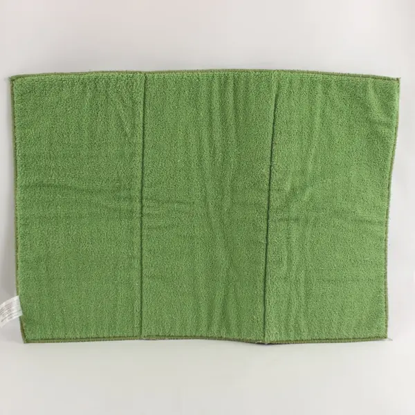 Green Polka Dot Reversible Drying Mat Kitchen Counter Dish Protector