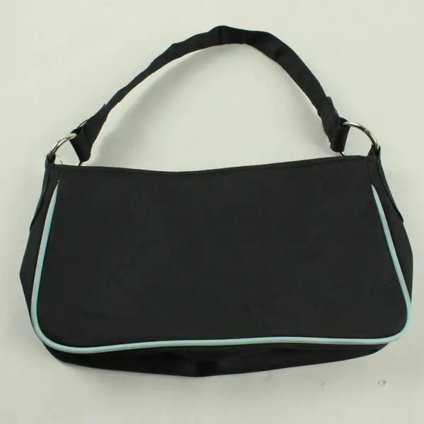 Y2K Unbranded Black & Blue "B" Handbag - 8.5"x5"x2"