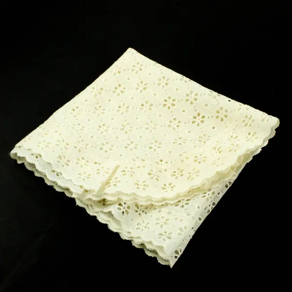 Vintage Style White Lace Table Runner Small Tablecloth 27.5x14 in