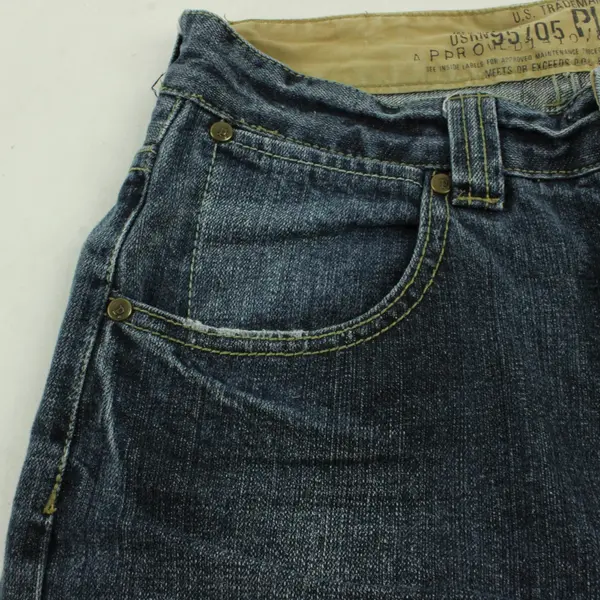 Plugg Co Boys Youth Size 16 Dark Wash Bootcut Denim Jeans