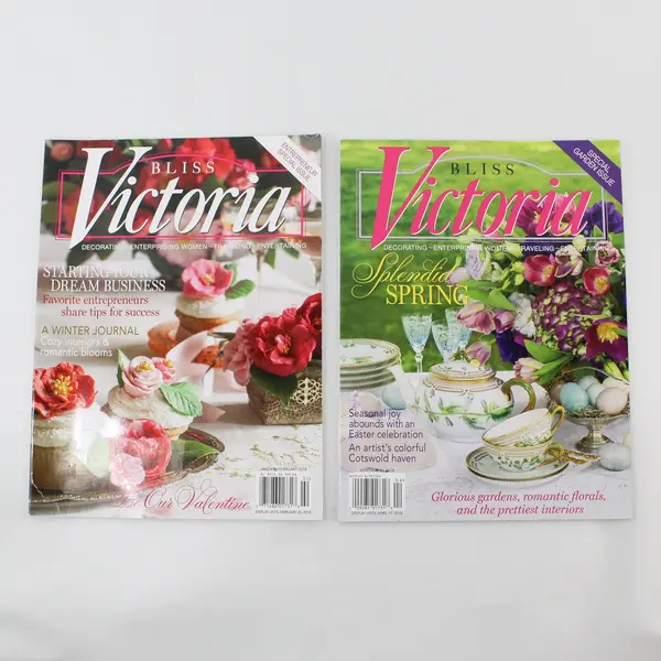 Lot of 5 Bliss Victoria Magazines 2018 Good Condition