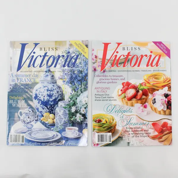Lot of 5 Bliss Victoria Magazines 2018 Good Condition