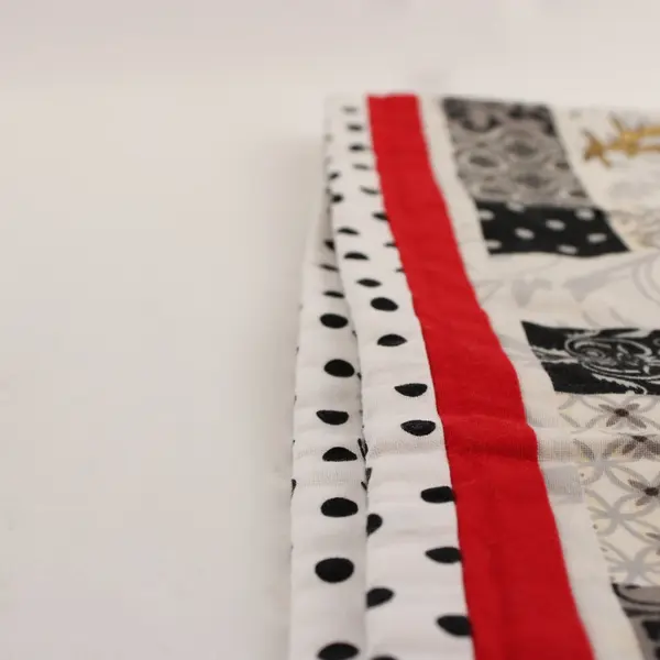 Handmade Patchwork El Gallo Rooster Table Runner Rustic Kitchen Decor 35x12.5